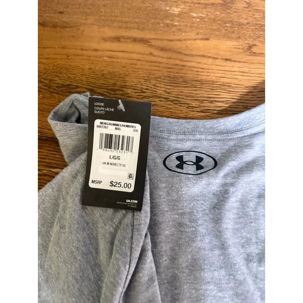Under Armor Grey T‎ Shirt YL
